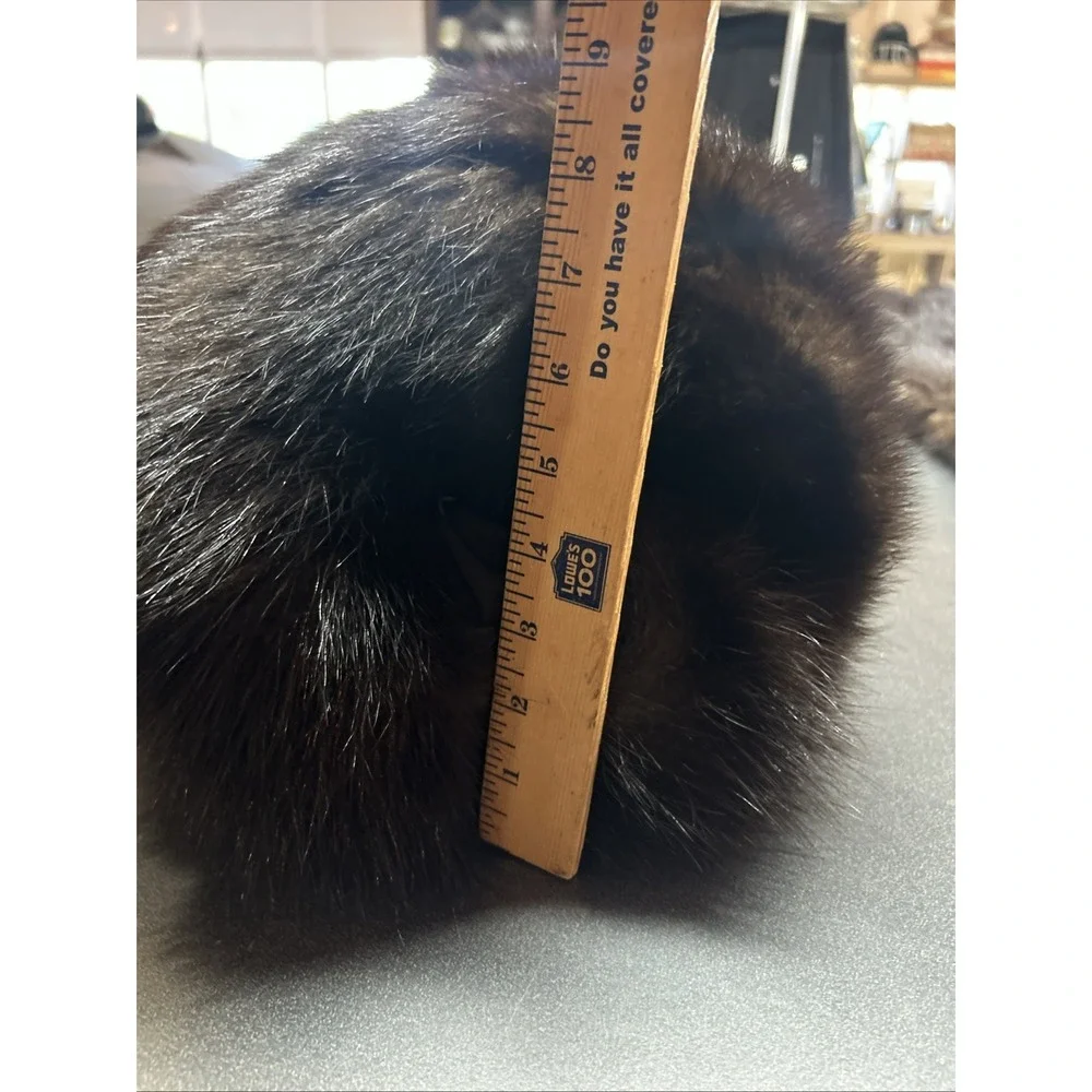 Vintage Mink Fur Hand Warmer Muff 10